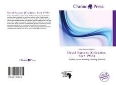 Couverture de David Parsons (Cricketer, born 1954)