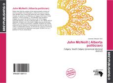 Capa do livro de John McNeill ( Alberta politician) 