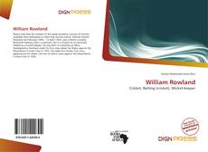 Couverture de William Rowland