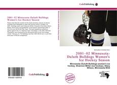 Bookcover of 2001–02 Minnesota-Duluth Bulldogs Women's Ice Hockey Season