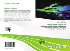 Portada del libro de Benigno Chaparro