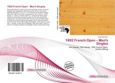 1992 French Open – Men's Singles kitap kapağı