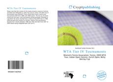 Buchcover von WTA Tier IV Tournaments