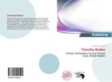 Buchcover von Timothy Boden