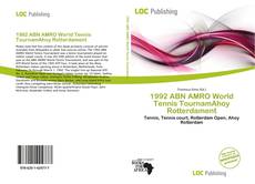 Copertina di 1992 ABN AMRO World Tennis TournamAhoy Rotterdament