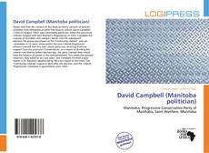 David Campbell (Manitoba politician) kitap kapağı