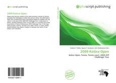 Bookcover of 2009 Košice Open