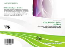 Bookcover of 2009 Košice Open – Doubles