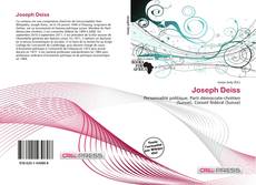 Capa do livro de Joseph Deiss 