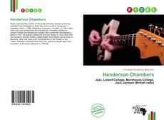 Capa do livro de Henderson Chambers 