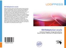 Обложка Old Babylonian oracle