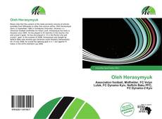 Portada del libro de Oleh Herasymyuk