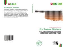 Buchcover von Erin Springs, Oklahoma