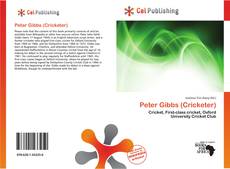 Bookcover of Peter Gibbs (Cricketer)