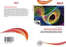 Bookcover of Abdelhadi Boutaleb