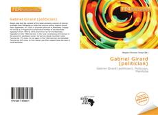 Capa do livro de Gabriel Girard (politician) 