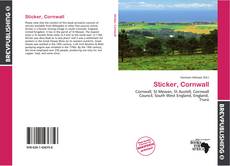 Capa do livro de Sticker, Cornwall 