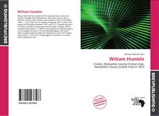 Capa do livro de William Humble 