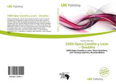 2009 Open Castilla y León – Doubles的封面