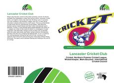 Capa do livro de Lancaster Cricket Club 