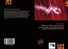 Bookcover of William Thomas Forster