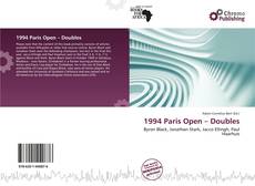 1994 Paris Open – Doubles的封面