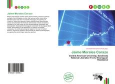 Capa do livro de Jaime Morales Carazo 