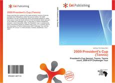 Buchcover von 2009 President's Cup (Tennis)