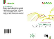 Buchcover von Frank Shacklock