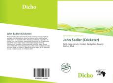 Capa do livro de John Sadler (Cricketer) 