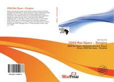 Bookcover of 2009 Rai Open – Singles