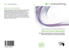 Bookcover of Marcus Julius Alexander
