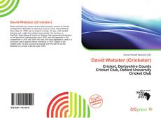 Portada del libro de David Webster (Cricketer)