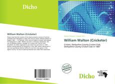 Capa do livro de William Walton (Cricketer) 