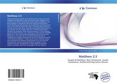 Capa do livro de Matthew 2:3 