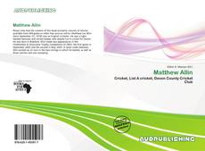 Bookcover of Matthew Allin