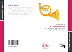 Capa do livro de Charlie Gaines 