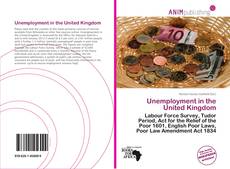 Capa do livro de Unemployment in the United Kingdom 