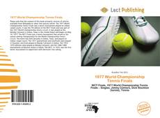 Bookcover of 1977 World Championship Tennis Finals