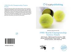 Bookcover of 1980 World Championship Tennis Finals