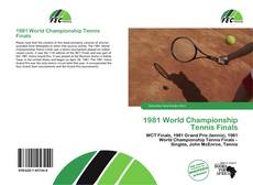 Capa do livro de 1981 World Championship Tennis Finals 