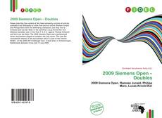 Capa do livro de 2009 Siemens Open – Doubles 