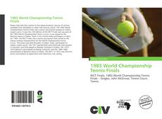 Capa do livro de 1983 World Championship Tennis Finals 