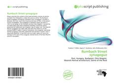 Portada del libro de Rumbach Street synagogue
