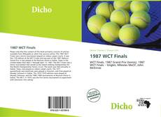 Portada del libro de 1987 WCT Finals