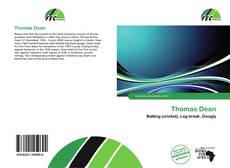 Portada del libro de Thomas Dean