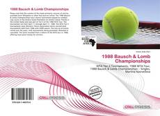 Capa do livro de 1988 Bausch & Lomb Championships 