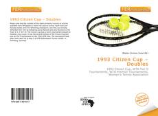 Couverture de 1993 Citizen Cup – Doubles