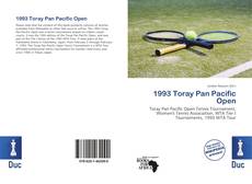 Borítókép a  1993 Toray Pan Pacific Open - hoz