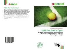 Capa do livro de 1988 Pan Pacific Open 